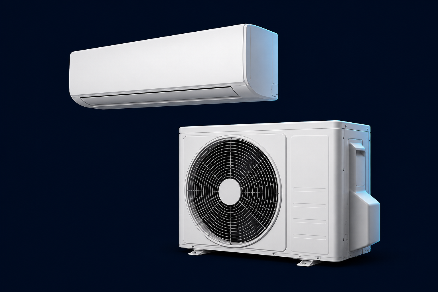Unbranded split-system air-conditioning equipment